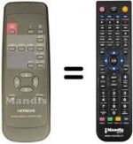 Replacement remote control Hitachi CMP412HDE