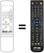 Replacement remote control Toshiba 28N04F