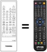 Replacement remote control CT-9268