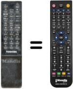 Replacement remote control CT-9381
