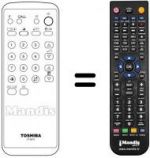 Replacement remote control CT-9573