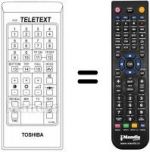 Replacement remote control Bush CT-995
