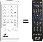 Replacement remote control REMCON525