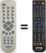Replacement remote control CT-835