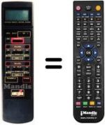 Replacement remote control Amstrad DD9901