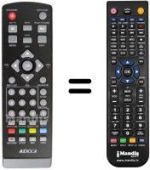 Replacement remote control REMCON588