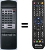 Replacement remote control Denon DRA265R
