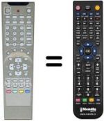 Replacement remote control REMCON741