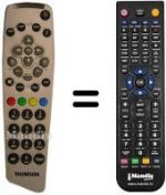 Replacement remote control REMCON587