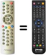 Replacement remote control REMCON887