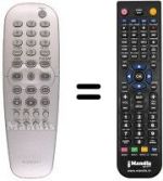 Replacement remote control REMCON498