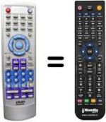 Replacement remote control REMCON721