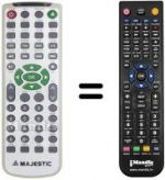 Replacement remote control REMCON187