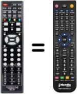 Replacement remote control Daewoo BD26
