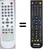 Replacement remote control Daewoo DTH29