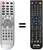 Replacement remote control REMCON1162