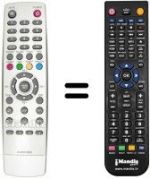 Replacement remote control Quasar PDNN5510
