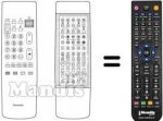Replacement remote control Elemis EUR50536