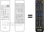 Replacement remote control Panasonic TX-33A11