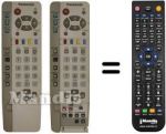 Replacement remote control Panasonic TX-32PX20