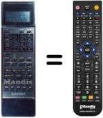 Replacement remote control Sanyo 3800EX