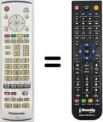 Replacement remote control Panasonic TX-32LX1F