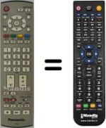Replacement remote control Panasonic TX-32LX6F