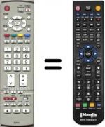 Replacement remote control Panasonic TX-26LED65F
