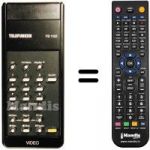 Replacement remote control Telefunken VR2931E