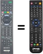 Replacement remote control Sony KDL-40EX653