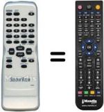 Replacement remote control Funai D50Y-100M