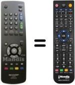 Replacement remote control GA544WJSA