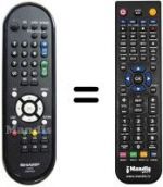 Replacement remote control GA607WJSA