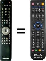 Replacement remote control Grundig FINEARTS LED
