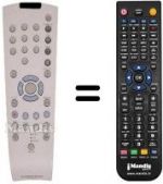 Replacement remote control REMCON416