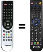 Replacement remote control Grundig RCH5J52