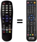 Replacement remote control REMCON604
