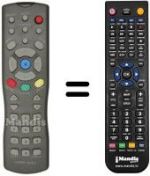 Replacement remote control Bluesky FS2500MHI