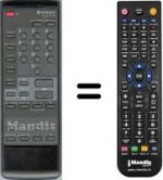 Replacement remote control Hitachi CMT2118