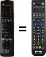 Replacement remote control i-Joy ILED 24SGB05