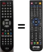 Replacement remote control i-Joy ILED 22SPB20