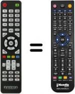 Replacement remote control Infiniton INTV-1963
