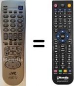 Replacement remote control JVC HR-J272EV