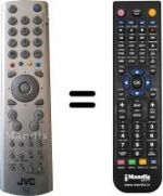 Replacement remote control JVC LT-23D50BU