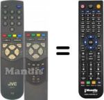 Replacement remote control JVC AV28BD5