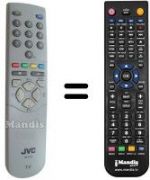 Replacement remote control JVC RM-C541C