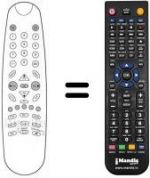 Replacement remote control Audiosonic CTV55STX