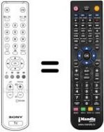 Replacement remote control Sony REMCON003