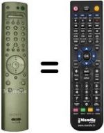 Replacement remote control REMCON1107