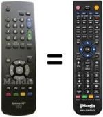 Replacement remote control REMCON906